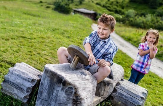 Almchalet Sagstaller Pfitsch Familienurlaub geniessen