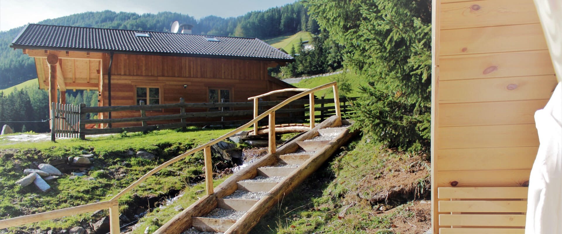 Sauna, Hot Pot, Whirlpool im Almchalet Sagstallhof